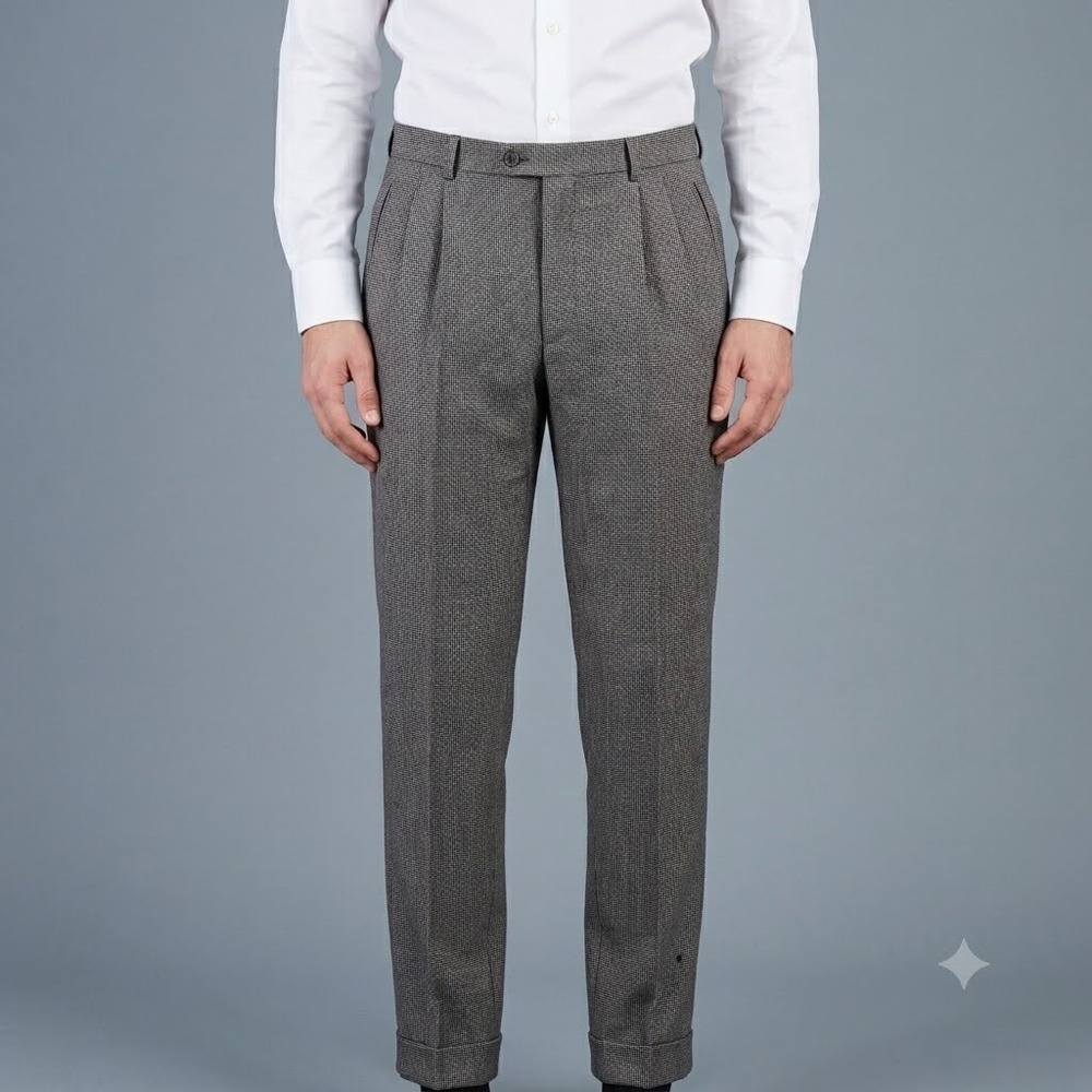 Zanella for Nordstrom Dress Pants Mens 38 Wool Gray Italy